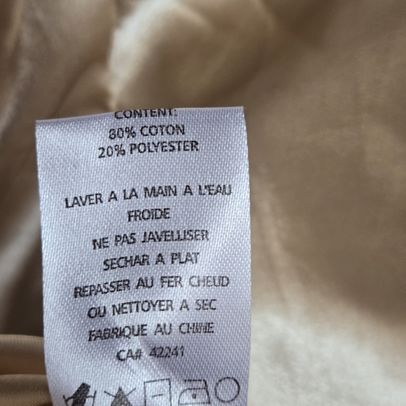 Knitted Dove -Anthropologie Cream Cotton Sweater Jacket, Oversized Buttons. Sm - Picture 11 of 14